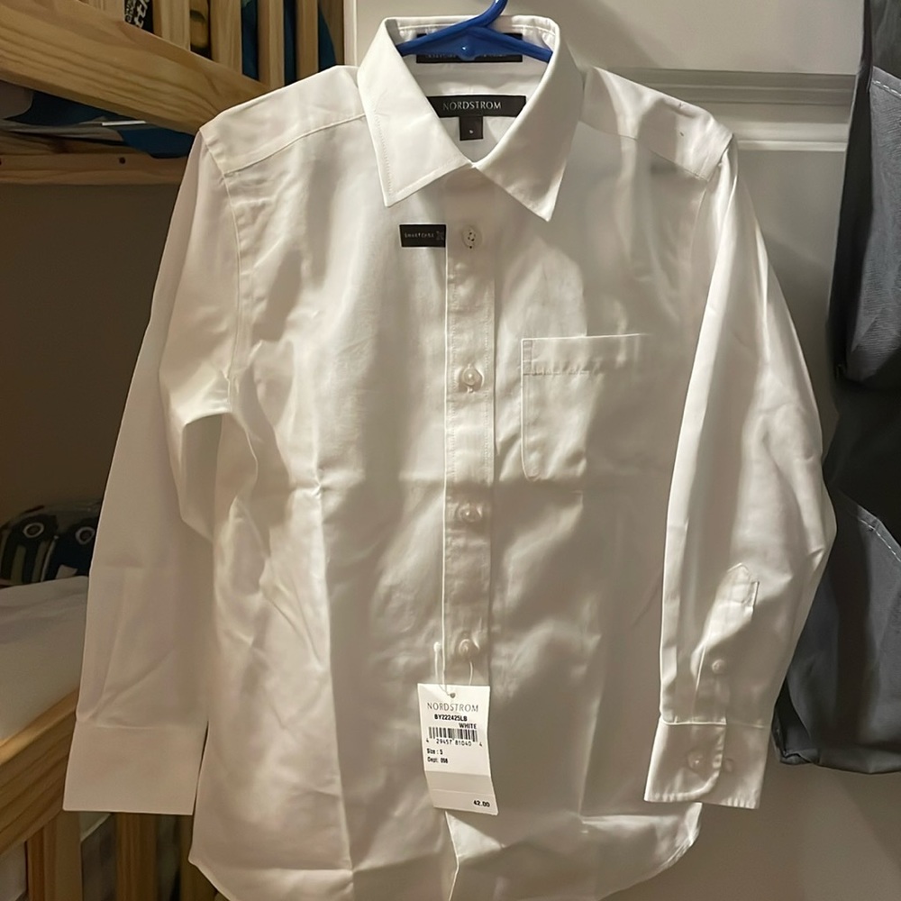 Boys Nordstrom white button down